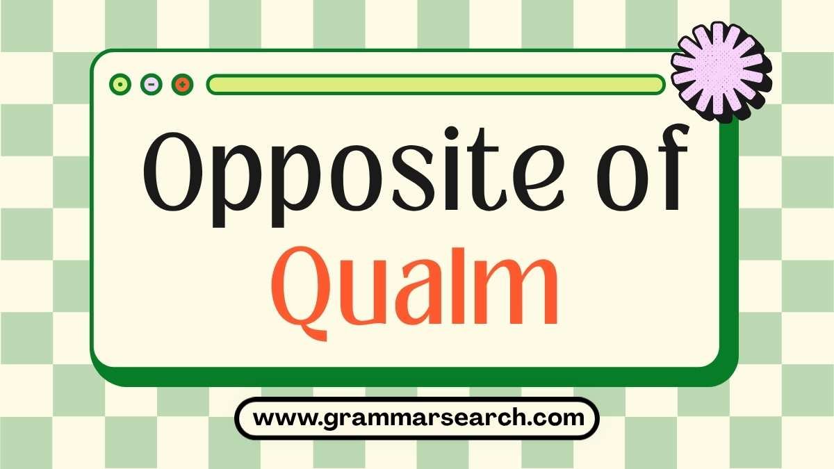 Opposite of Qualm: Exploring Antonyms with Confidence